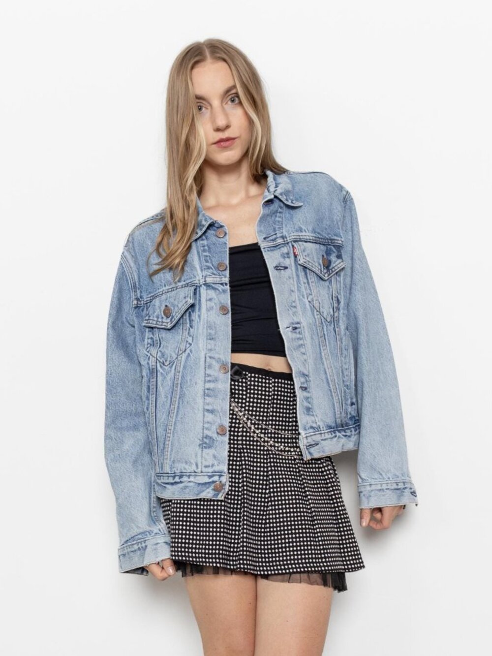 LEVI'S DENIM JACKET Vintage Jean 90's Oversize / Medium